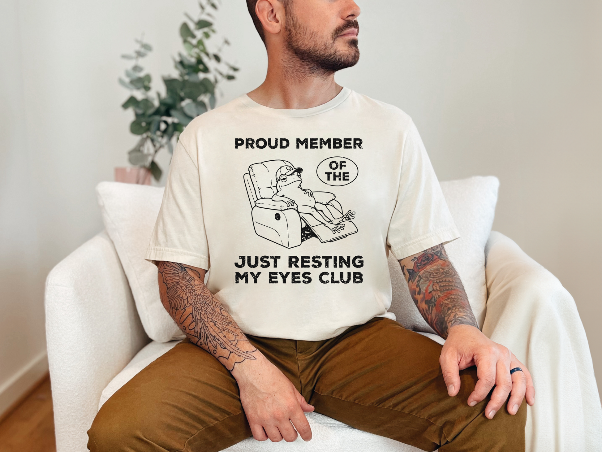 Proud Member of the Just Resting My Eyes Club DTF TRANSFER