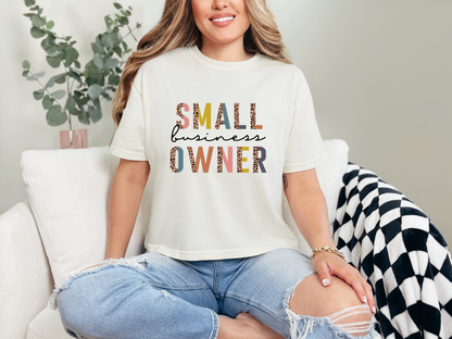 Small Business Owner Half Leopard DTF TRANSFER