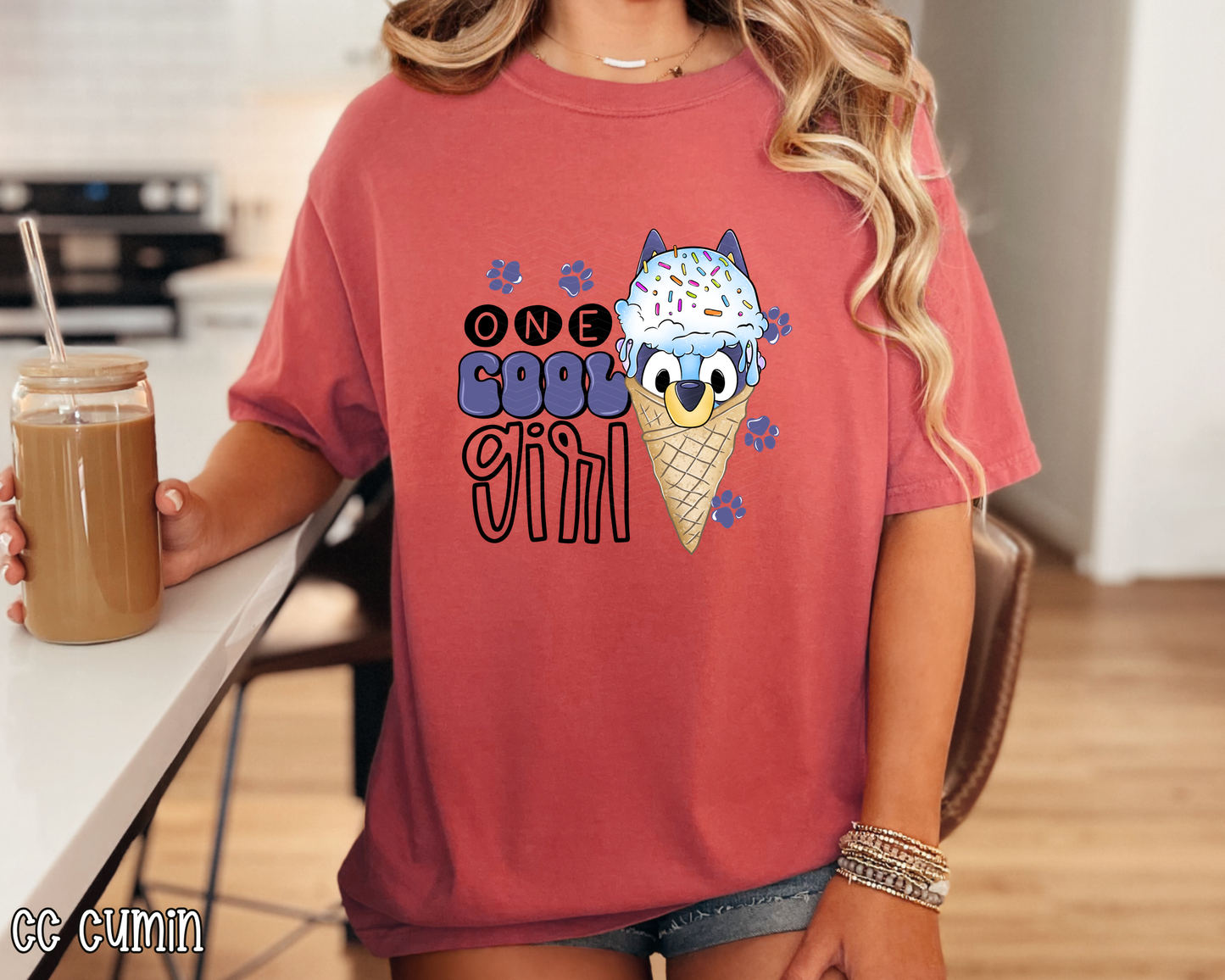 One Cool Girl DTF TRANSFER