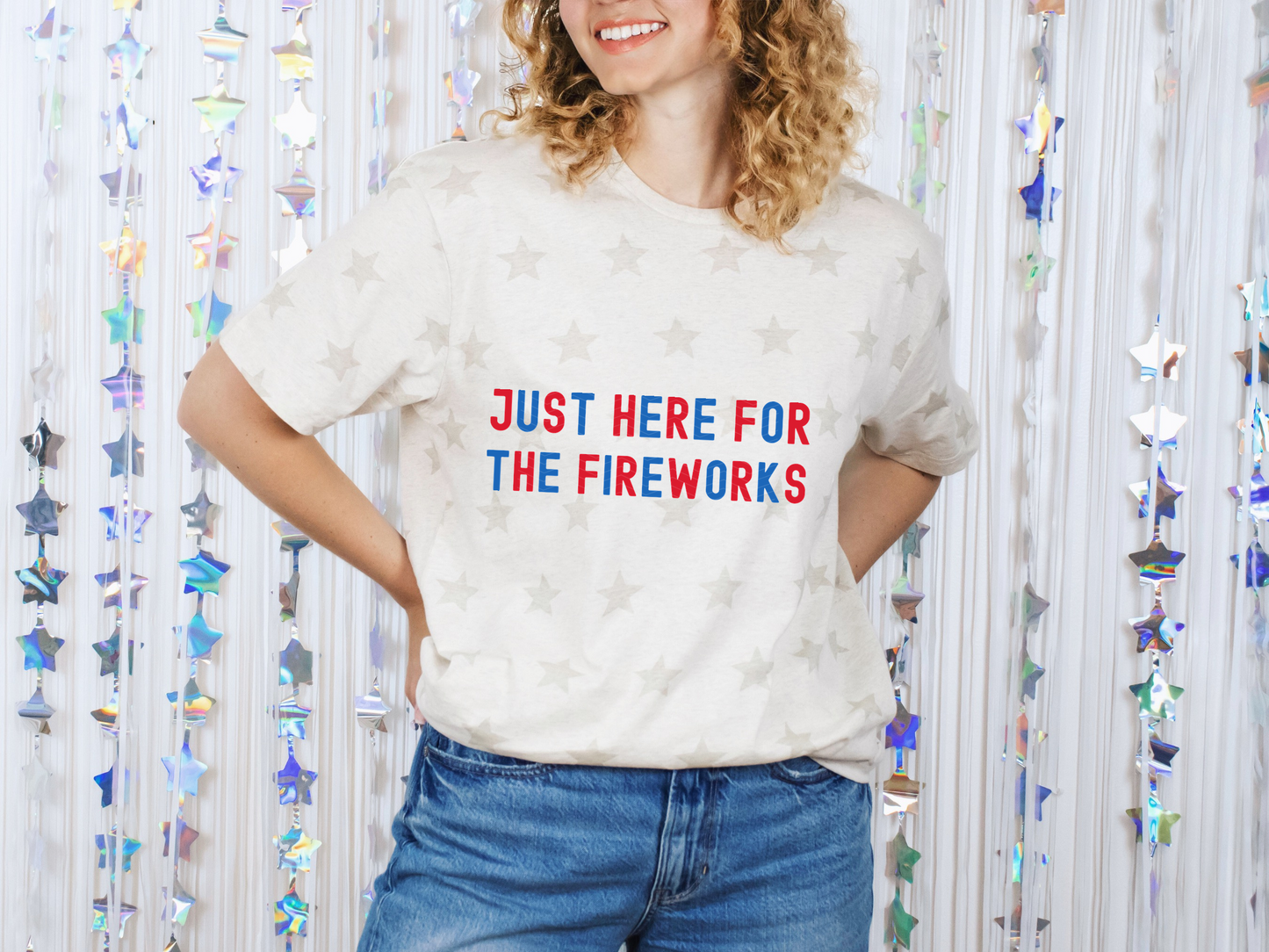 Just Here for the Fireworks Royal DTF TRANSFER