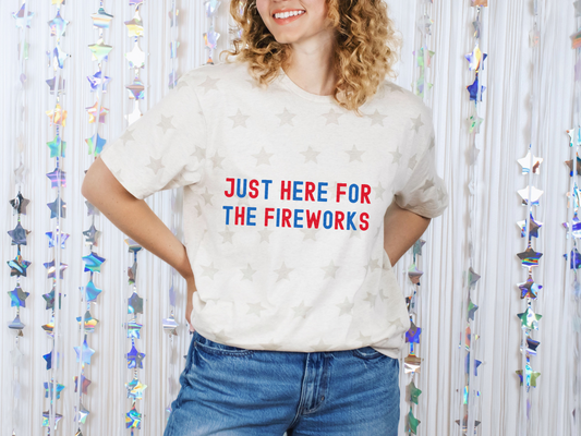 Just Here for the Fireworks Royal DTF TRANSFER
