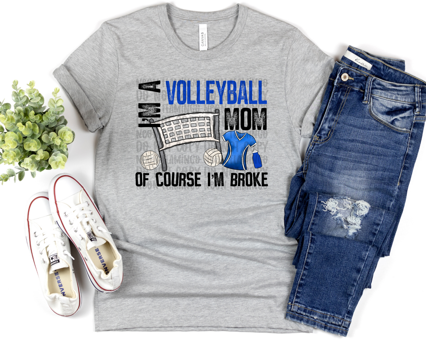 I'm A Volleyball Mom Of Course I'm Broke DTF TRANSFER