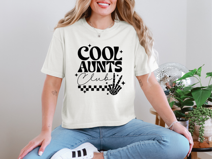 Cool Aunts Club Checkered DTF TRANSFER