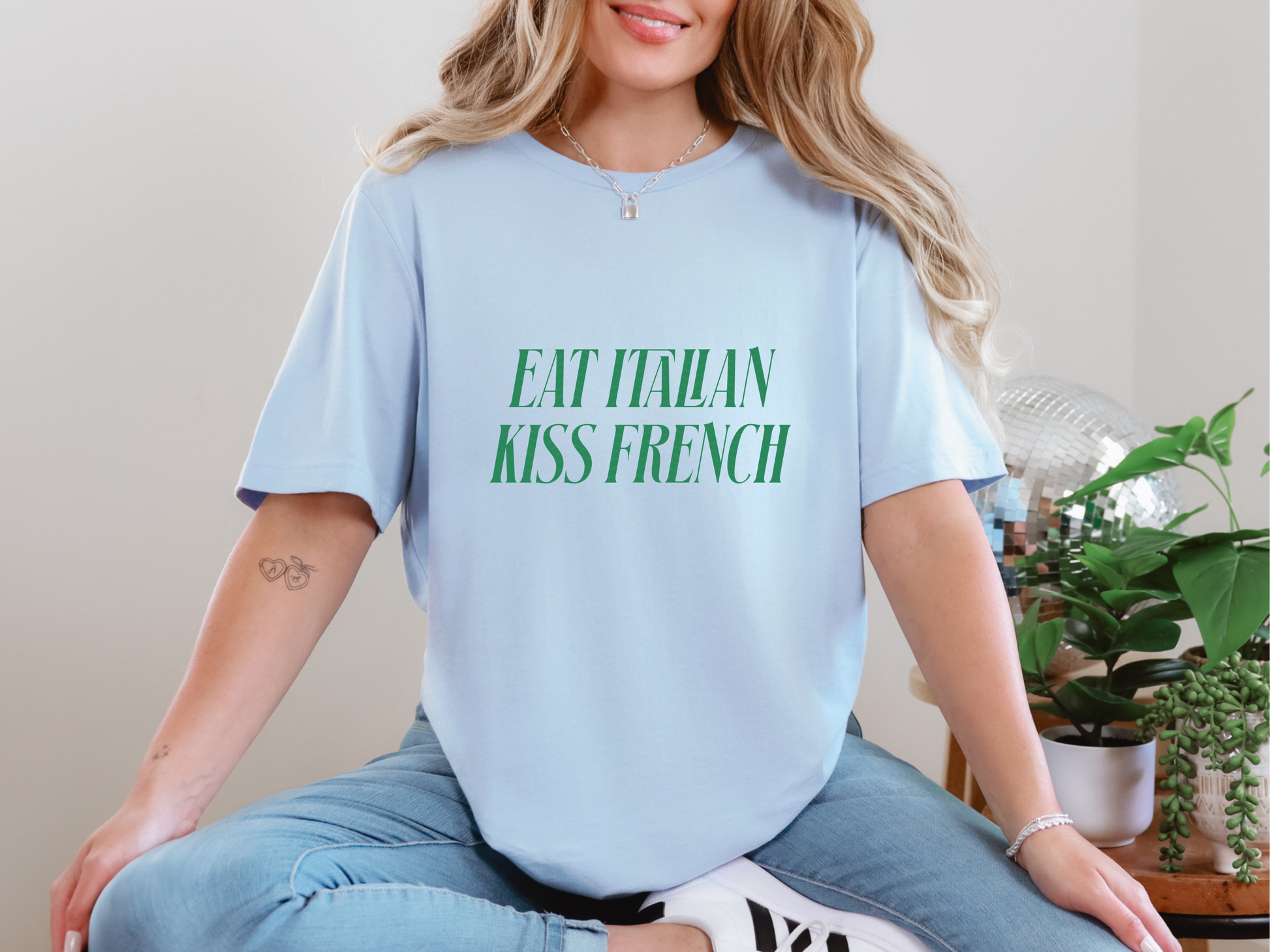 Eat Italian Kiss French DTF TRANSFER