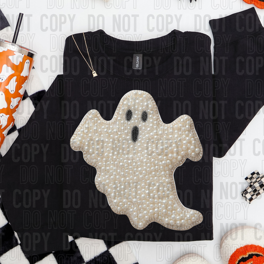 GHOST FAUX PEARLS DTF TRANSFER