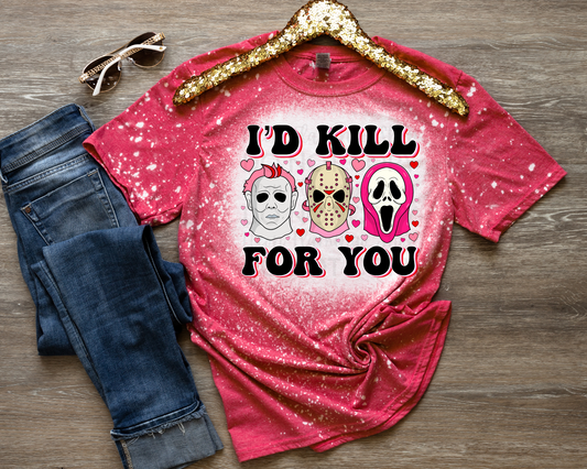I'd Kill For You Horror Characters DTF TRANSFER