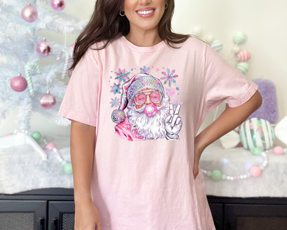 Disco Bubblegum Santa DTF TRANSFER