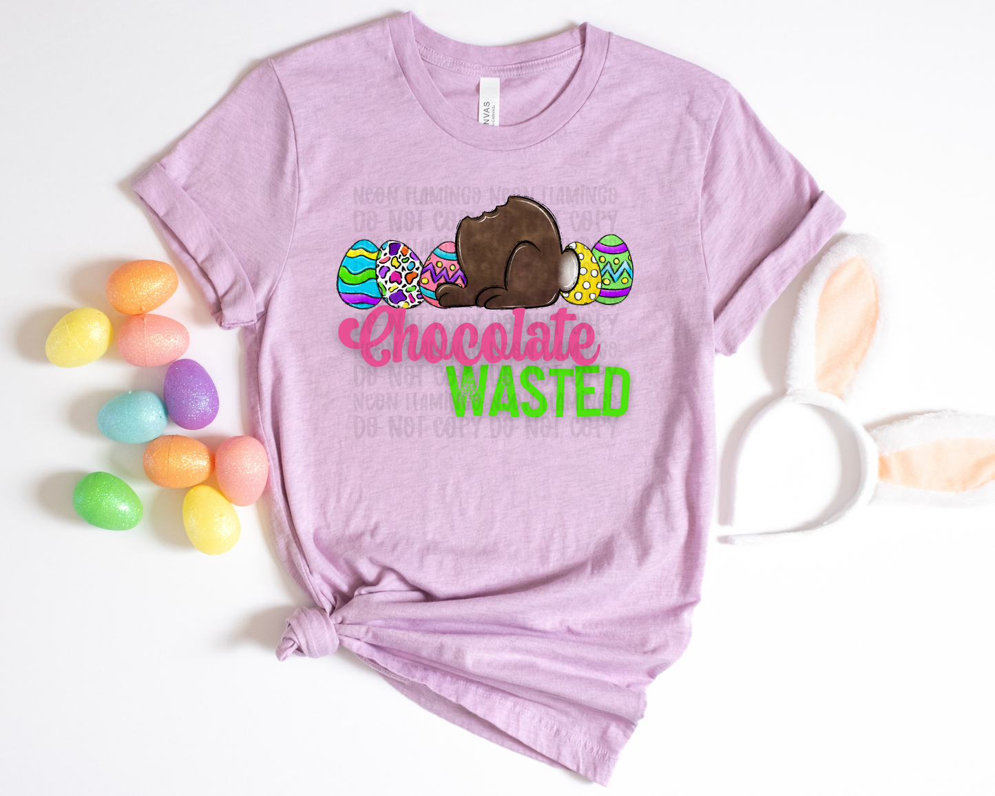 Chocolate Wasted DTF TRANSFER