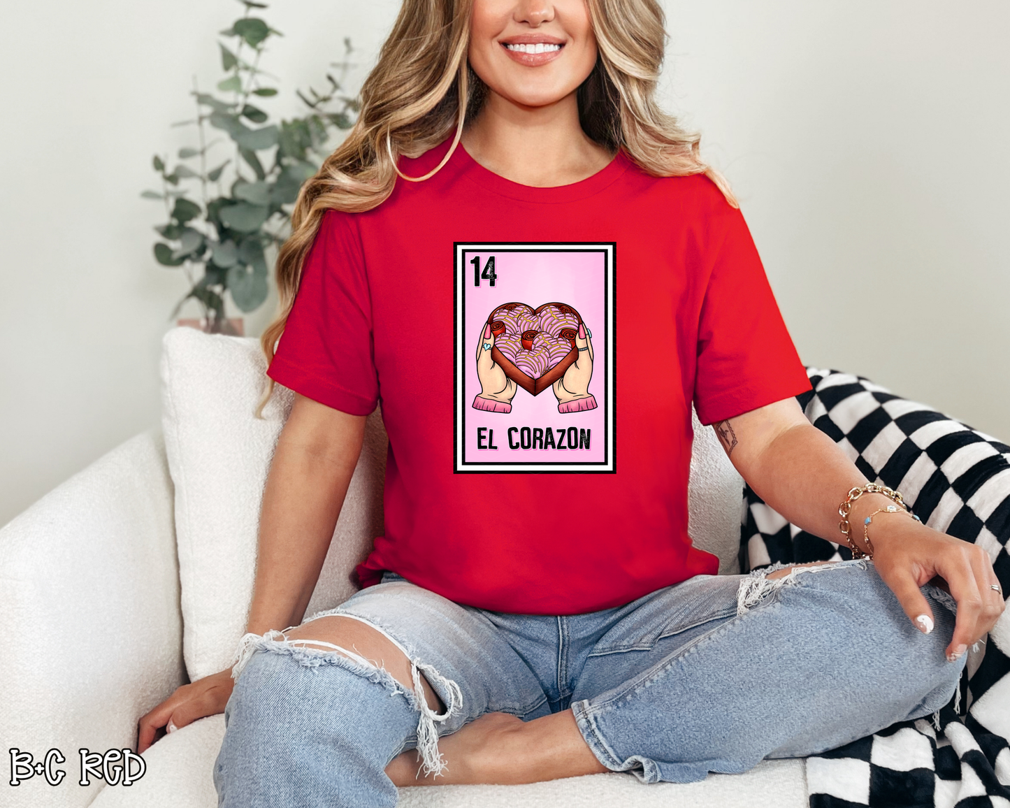 El Corazon Conchas Loteria DTF TRANSFER