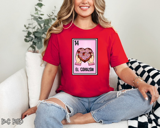 El Corazon Conchas Loteria DTF TRANSFER