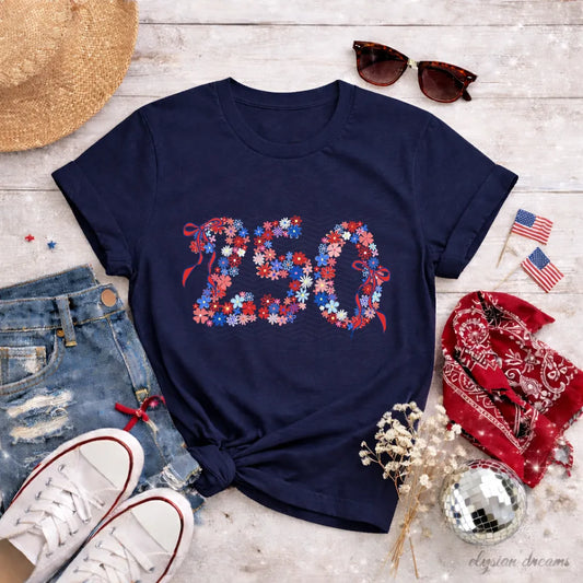 250 Floral DTF TRANSFER