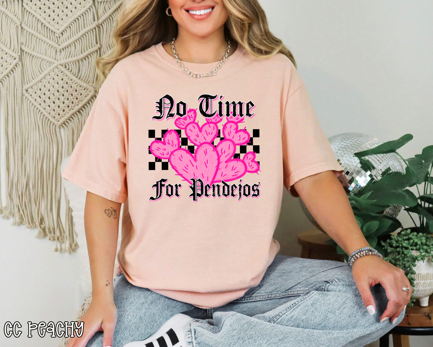 No Time For Pendejos Pink DTF TRANSFER