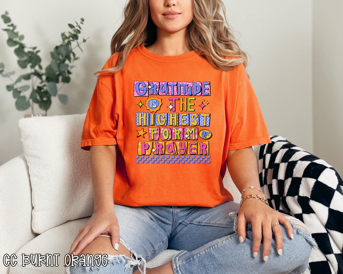 Gratitude is the HIghest Form of Prayer DTF TRANSFER