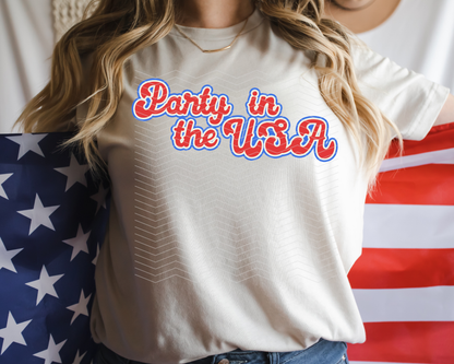 Party In The Usa RWB DTF TRANSFER