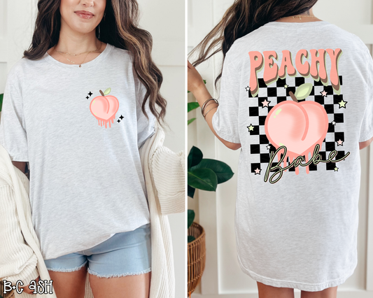 Peachy Babe Back DTF TRANSFER