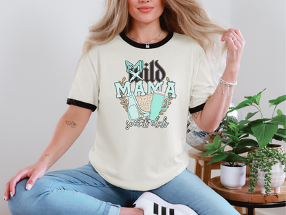 Mild Mama Social Club Blue DTF TRANSFER