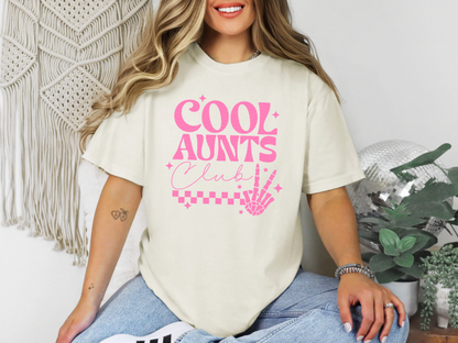 Cool Aunts Club Checkered DTF TRANSFER