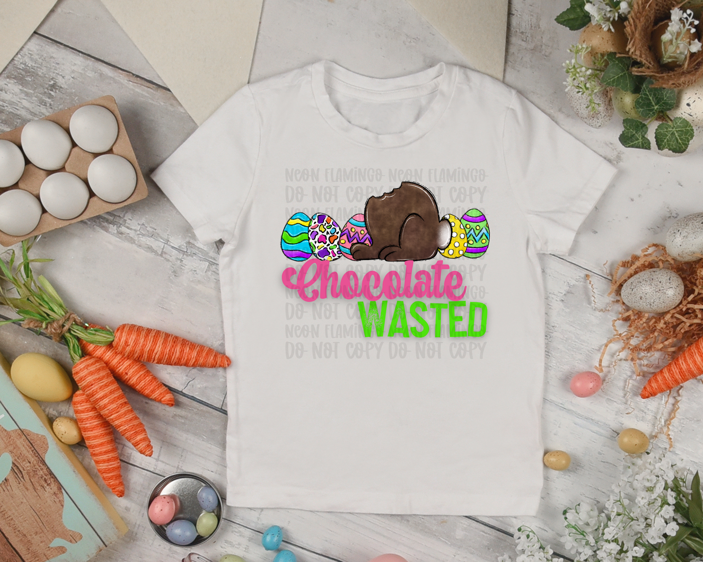 Chocolate Wasted DTF TRANSFER