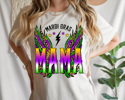 Mardi Gras Mama DTF TRANSFER