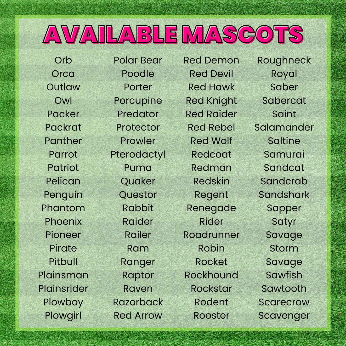 We Got That Mascot Spirit Leopard DTF TRANSFER