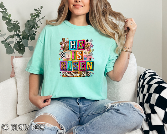 He Is Risen Neon DTF TRANSFER