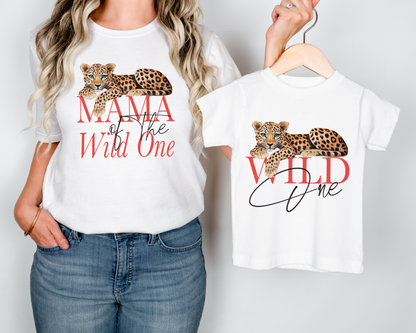 Wild One Mama and Mini DTF TRANSFER
