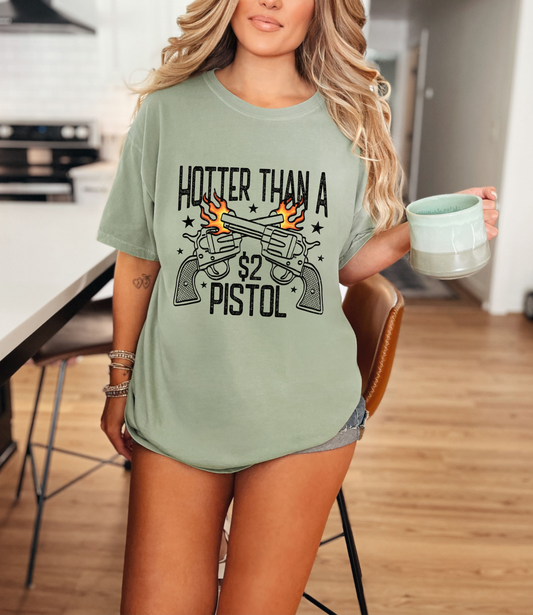 Hotter Than a 2 Pistol DTF TRANSFER