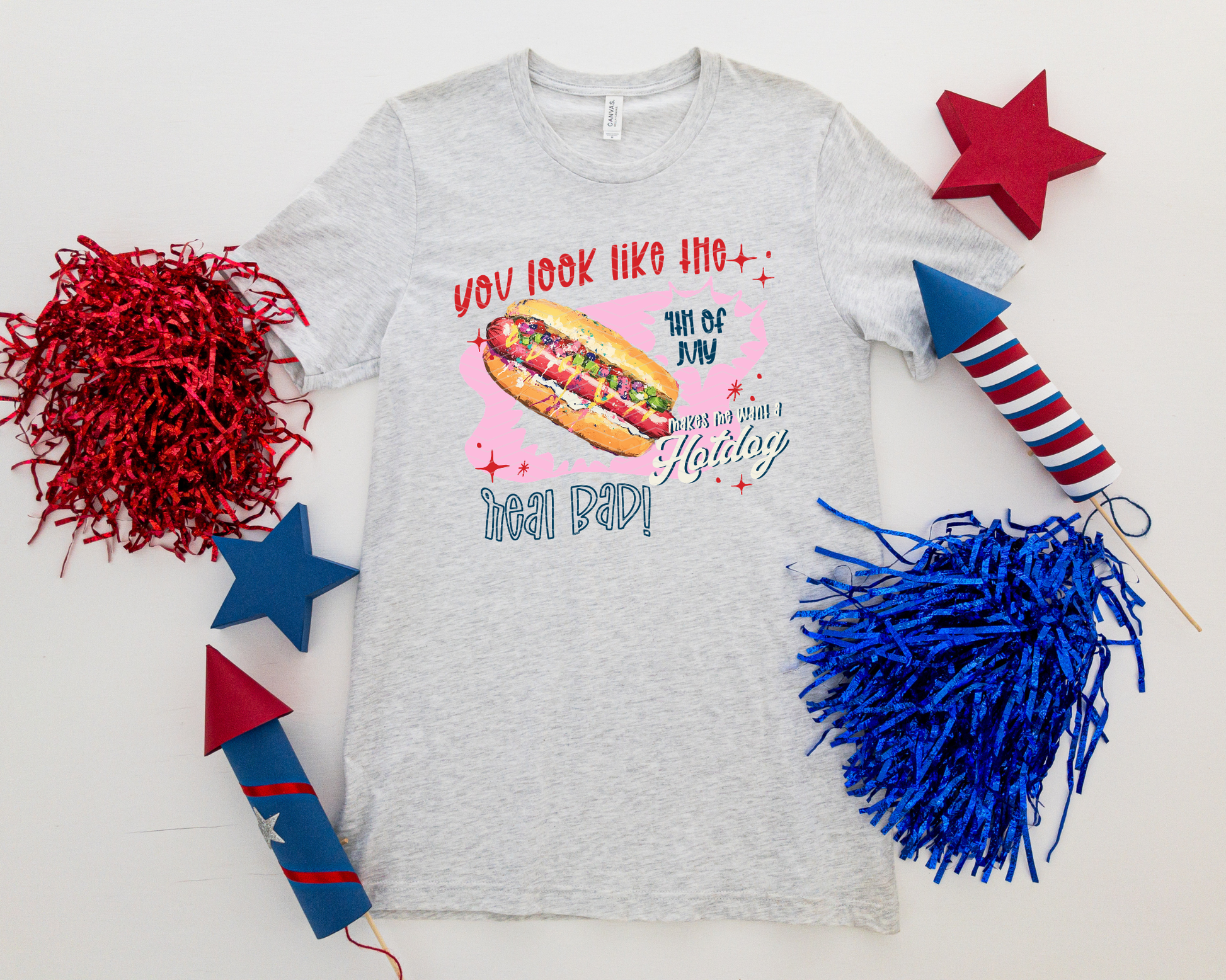 You Look Like the 4th of July Pop Art DTF TRANSFER