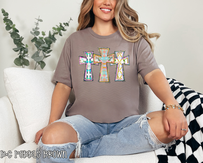 Abstract Crosses DTF TRANSFER