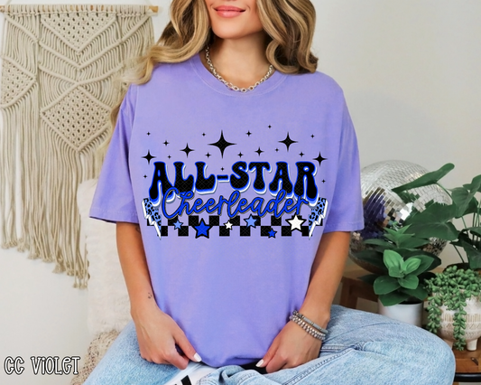 All Star Cheerleader DTF TRANSFER