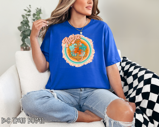 Aloha Anchor Retro DTF TRANSFER