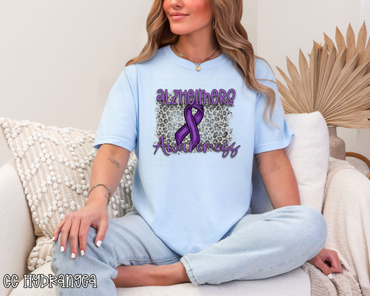 Alzheimers Awareness Leopard