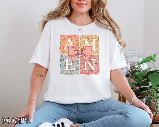 Amen Coquette Bow DTF TRANSFER