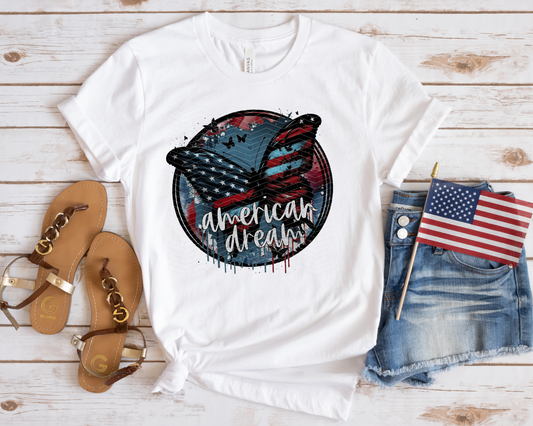 American Dream Butterfly DTF TRANSFER