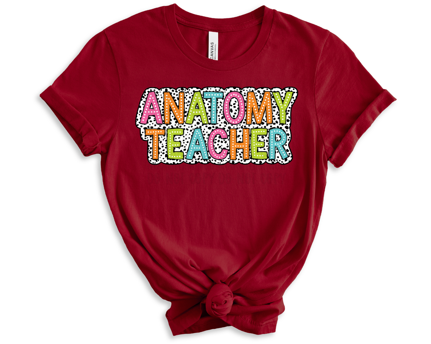 Anatomy Teacher Dalmatian Dots DTF TRANSFER