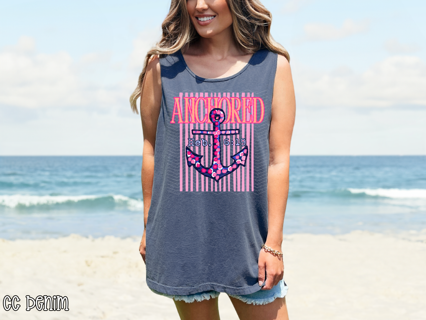 Anchored Hebrews 6 19 DTF TRANSFER