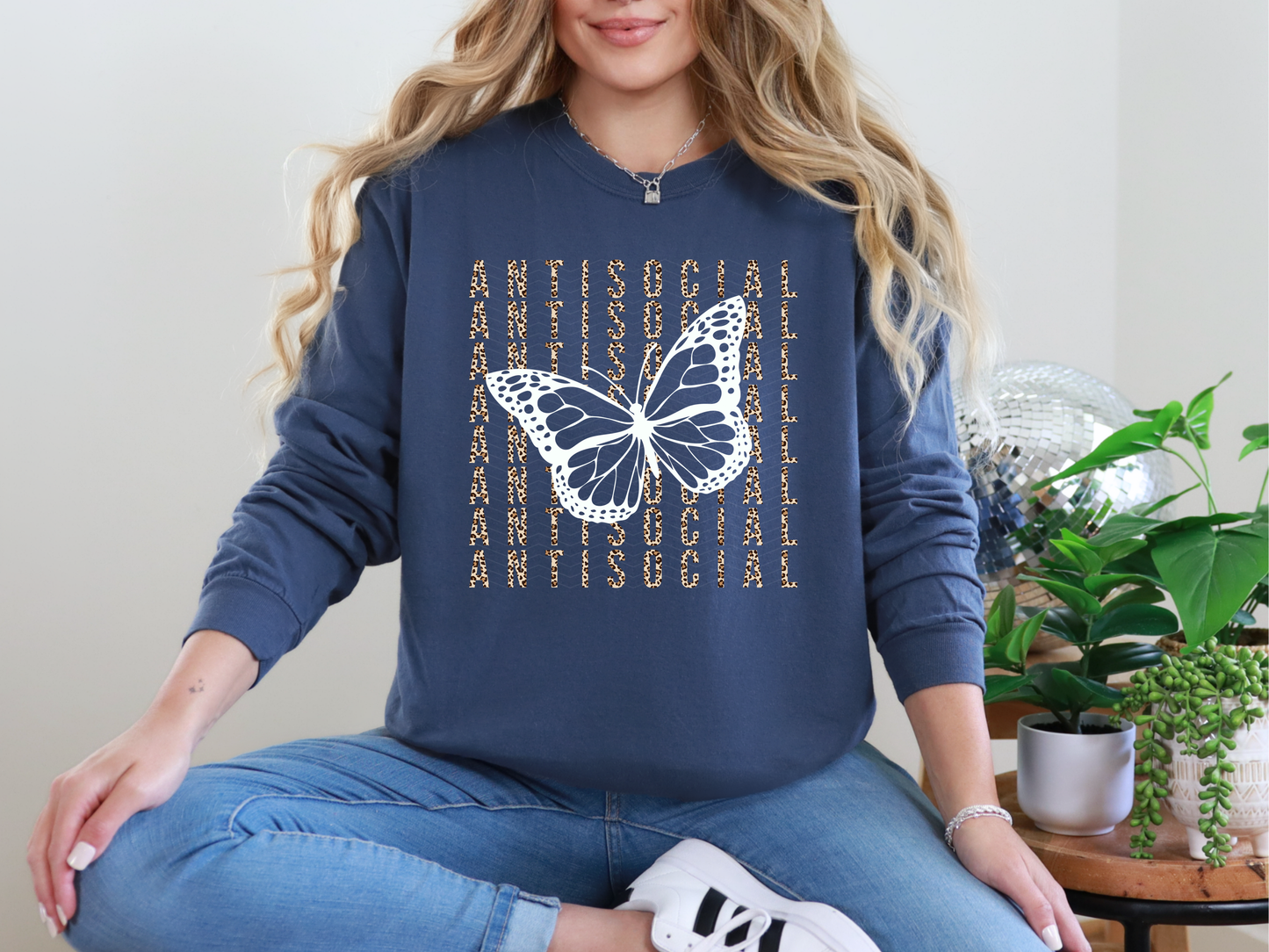 Antisocial Butterfly DTF TRANSFER