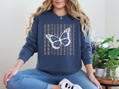 Antisocial Butterfly DTF TRANSFER