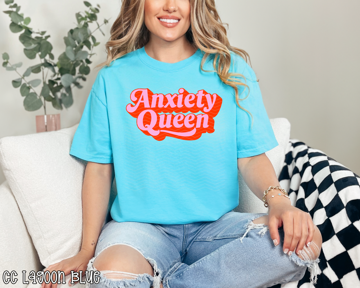 Anxiety Queen DTF TRANSFER
