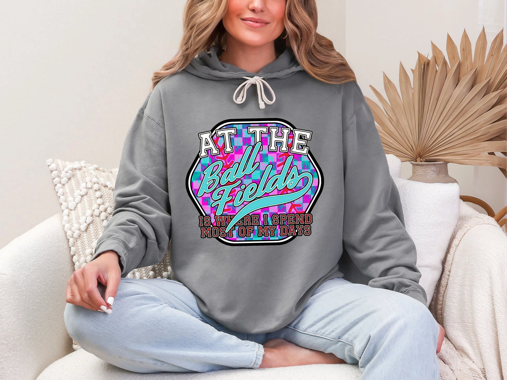 At the Ball Fields | 4 Colors | DTF TRANSFER