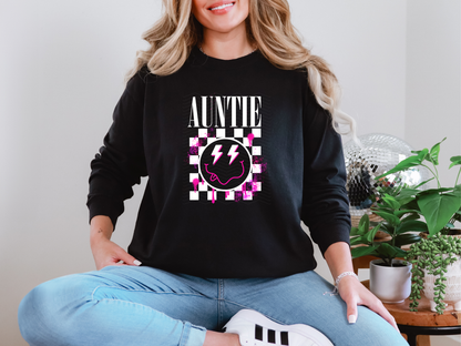 Auntie Band Style Smiley DTF TRANSFER