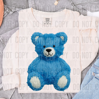 BEAR FAUX YARN DTF TRANSFER