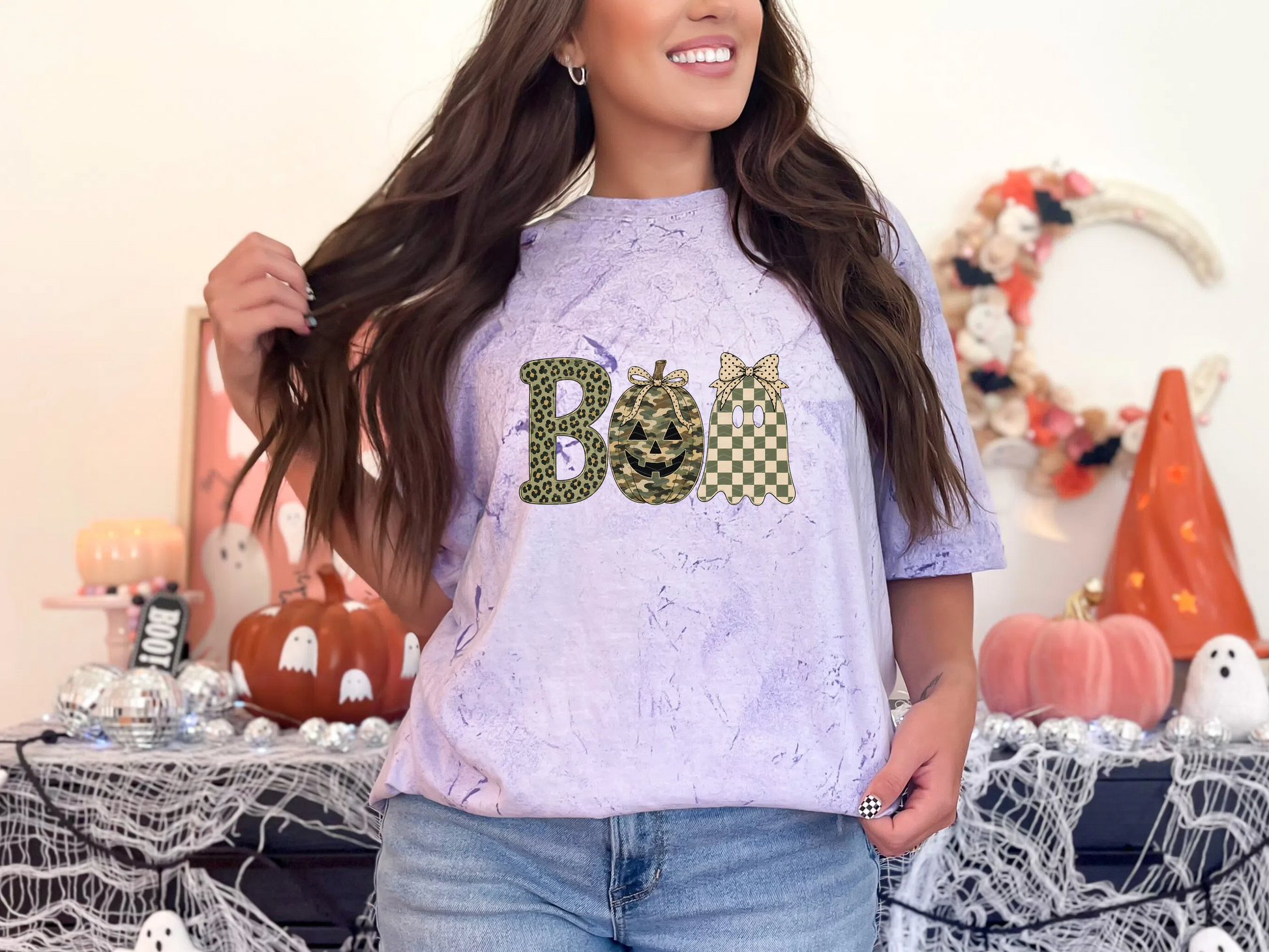 BOA - B, Pumpkin, Ghost DTF TRANSFER