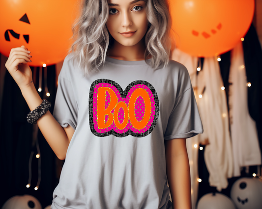 BOO Gold Glitter