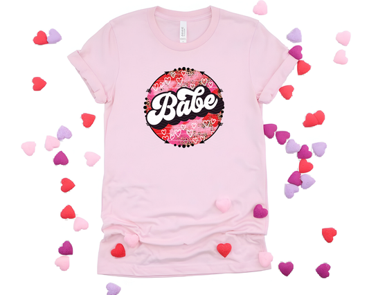 Babe Arrow Leopard Circle