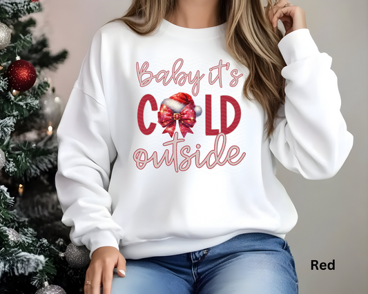 Baby It's Cold Outside | 2 COLORS | DTF TRANSFER