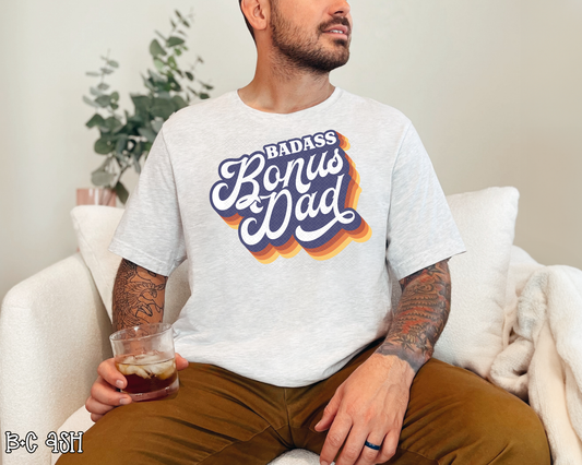 Badass Bonus Dad DTF TRANSFER