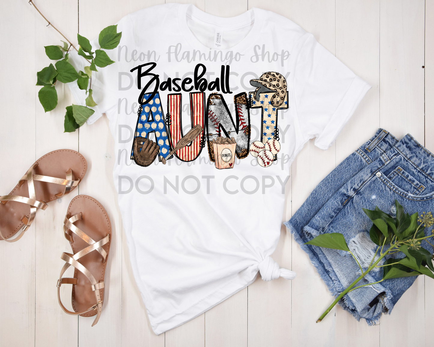 Baseball Aunt DTF TRANSFER