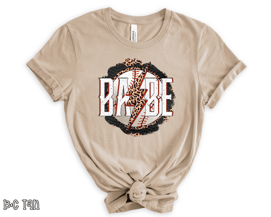 Baseball Babe Leopard Lightning