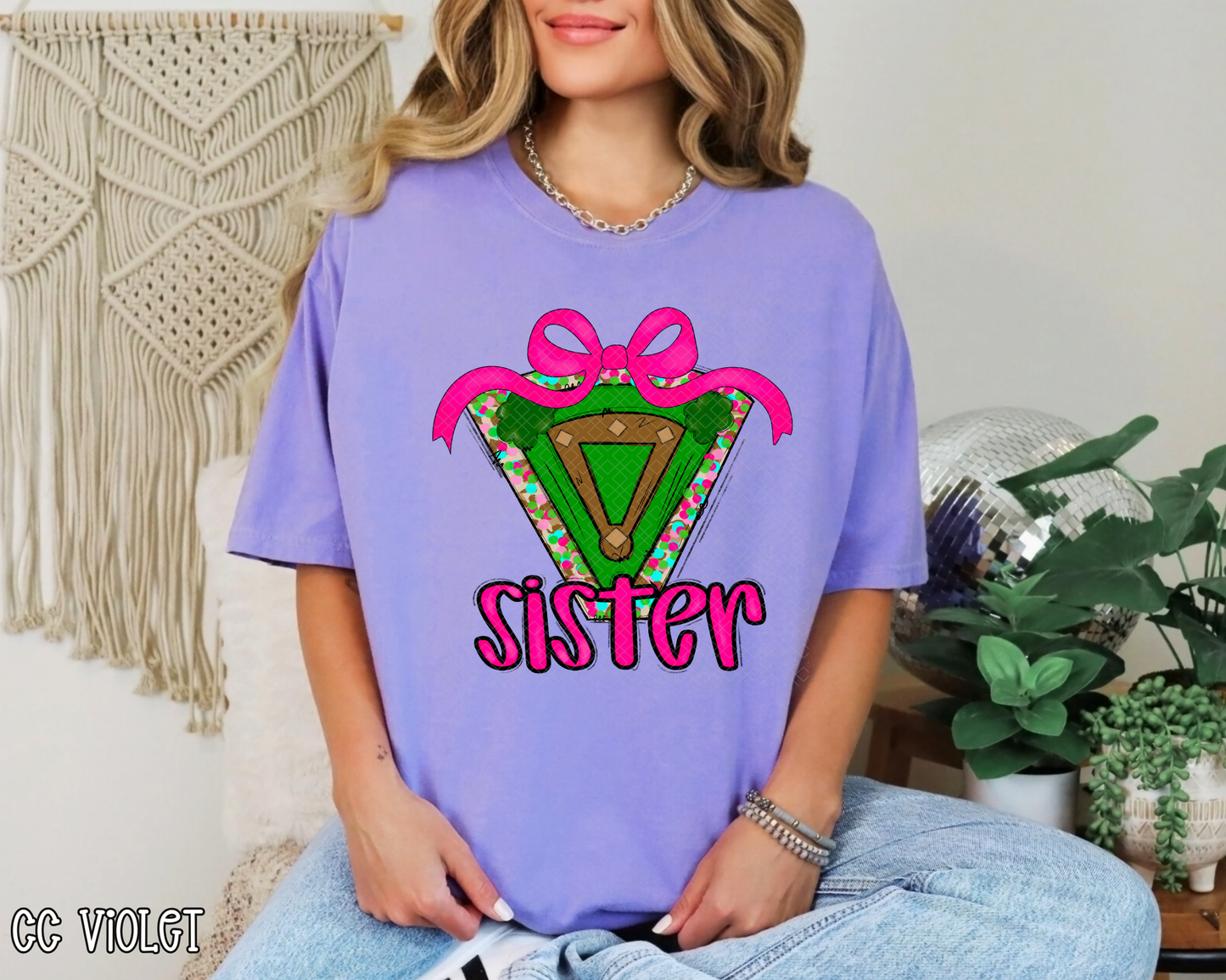 Baseball Field Sister DTF TRANSFER